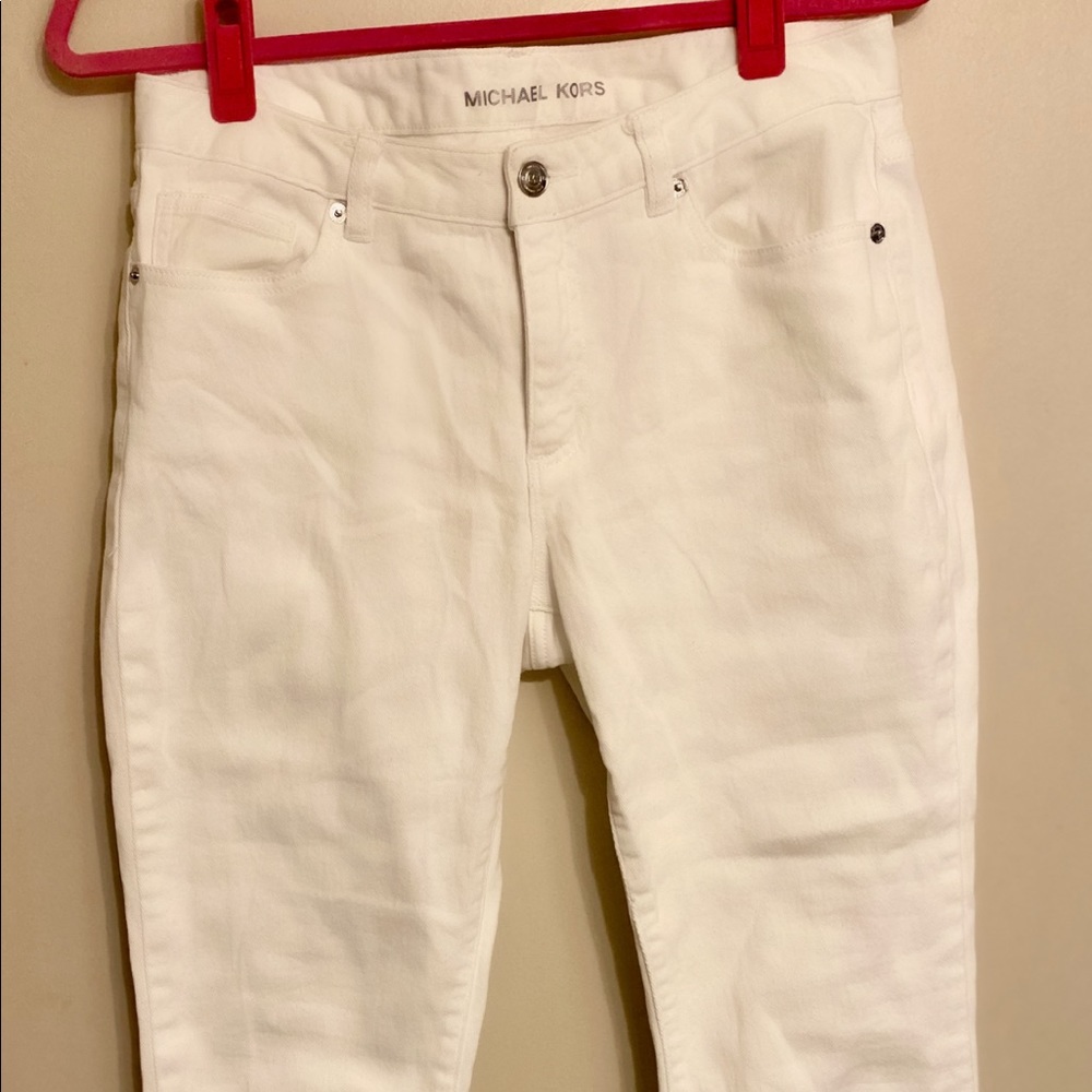 Michael Kors White Capri Pants